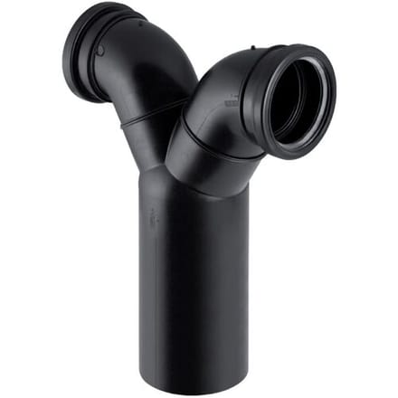 Geberit PE wall-mounted WC double bend 90° 367.923.16.1