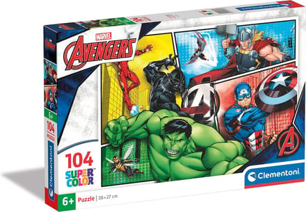 Clementoni - Puzzel - 104 Stukjes - Avengers - Puzzel Voor Kinderen - Vanaf 6 Jaar