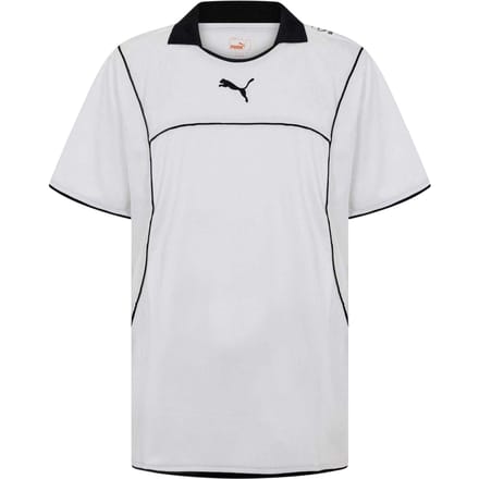 Puma Heren Effen Contrast Bies Atletisch Rugby Shirt (Wit)