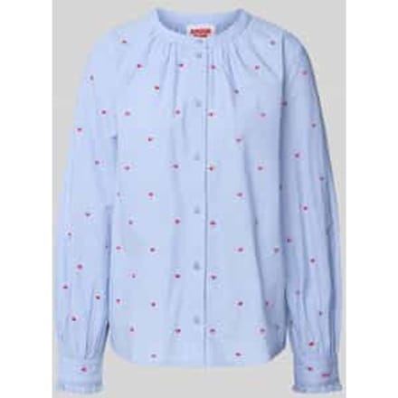overhemdblouse met knoopsluiting