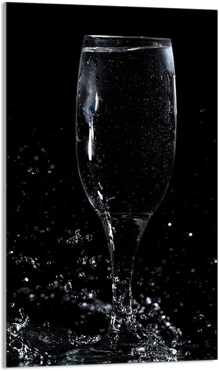 TMK ArtDeko - Snijplank - Glas - 30x52 cm - Wijnmotief
