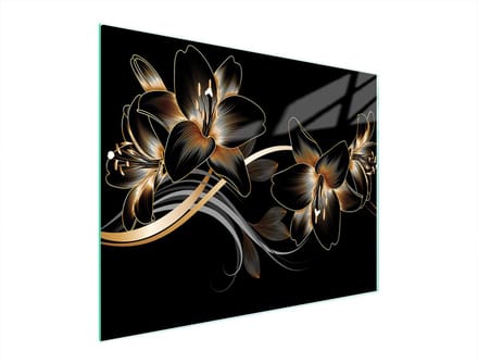 TMK ArtDeko - Orchidee Snijplank - Glas - 52x40 cm - Antislip