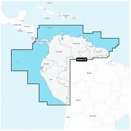Noord Zuid Amerika Navigatie Kaart Navionics SD