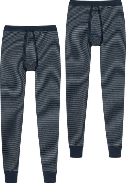 Schiesser Lange broek fijne rib melange'