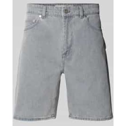 Straight fit jeansbermuda in 5-pocketmodel