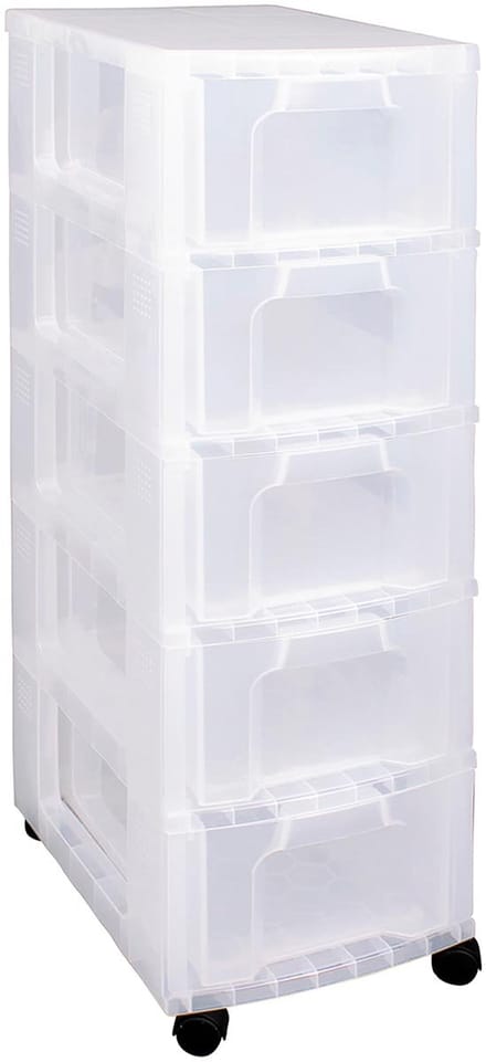 Really Useful Box ladenblok 5 x 12 l | transparant