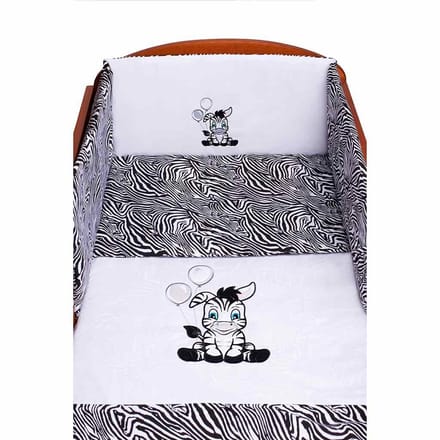 New Baby Zebra dekbedovertrek 100x135 cm - Wiegset katoen