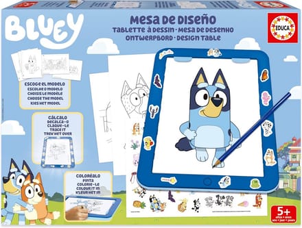 Tekentafel Set - Licht Projector - Creatief Ontspannen - 3-in-1 Activiteiten - 32 Pagina's - Blauw