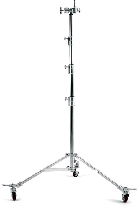 Bresser Heavy Duty Lampstatief - BR-C6M - Met Wielen - 600 CM - Maximale Belasting 30KG