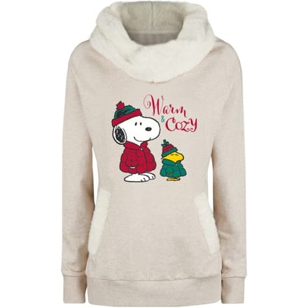 Peanuts Sweatshirts - Warm & Cozy - M - voor Vrouwen - beige