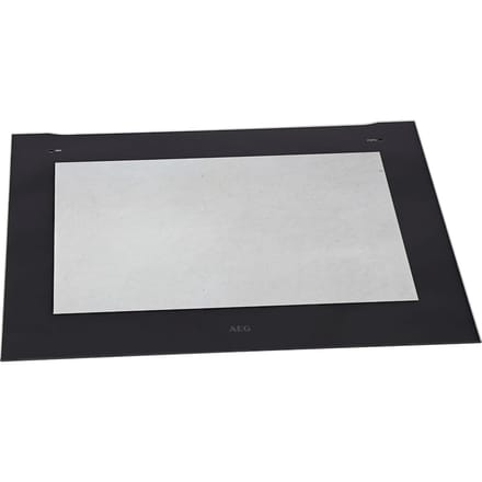 AEG voorste glas, zwart, AEG, 595.5x471mm 140037378555