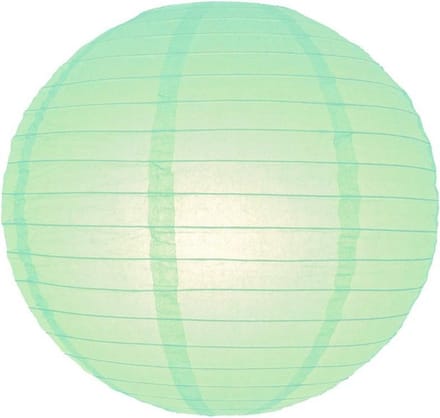 Brandvertragende lampion mint groen 75 cm - brandwerend