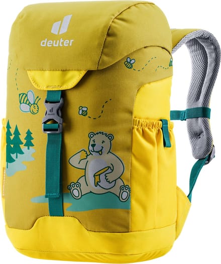 deuter Vrije tijd rugzak Rugzak Schmusebär Backpack 8L Turmeric-Corn Geel