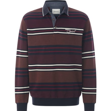 Babista herren Sweatshirt - 52/54 - donkerrood - Plus Size