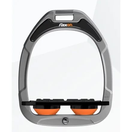 Platte Grip Aluminium/ZWART/ORANJE Flex-On Green Composite