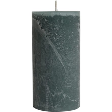 PTMD - Kaars Rustic Outdoor - Groen - 15x15x30cm