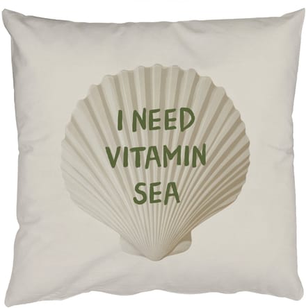 Sierkussens - Kussentjes Woonkamer - 45x45 cm - Schelp - Quote - Groen