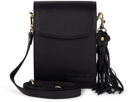 Bag2Bag - Bali - Crossbobytasje - Leer - Black
