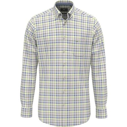 Fynch-Hatton Overhemd Multicolor Check Washed Oxford Pear-Multi / male