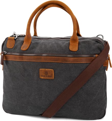 Shane Grijze & Tankleurige Laptoptas