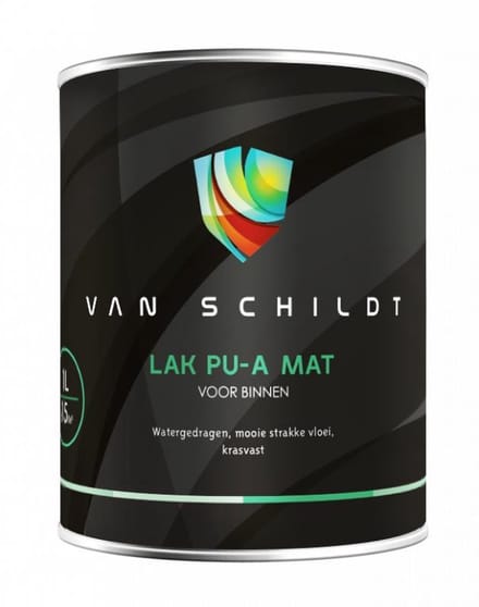 van Schildt Lak PU-A Mat 1 liter Wit