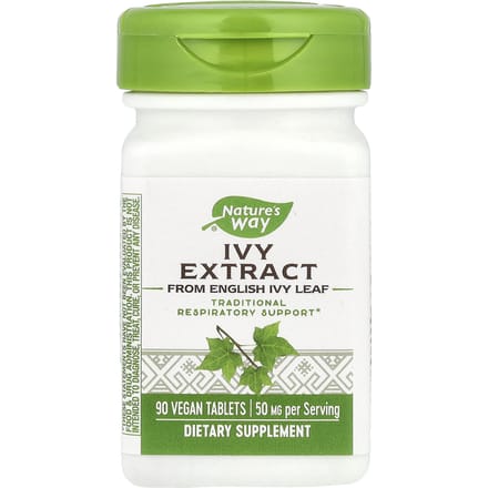 Nature's Way, Klimop Extract, Vegan Tabletten, 90 Tabletten (25 mg per tablet)