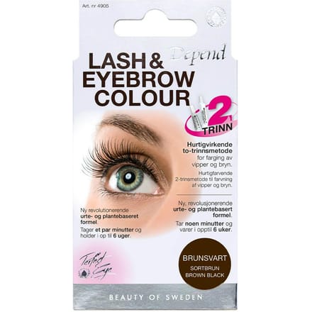 Depend Lash &amp; Eyebrow Colour Brown Black 1 pack
