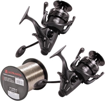 Ultimate ULX Carp 10000 - 2pcs combo with nylon - Karper Set