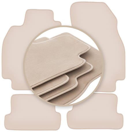 PREMIUM beige matten voor: Renault Megane II CC coupé, cabrio 2003-2010