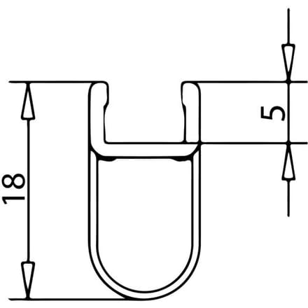 Kermi Raya replacement sealing strip 6034392