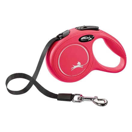 flexi New Classic harnaslijn rood, 5m/S tot 15kg hond