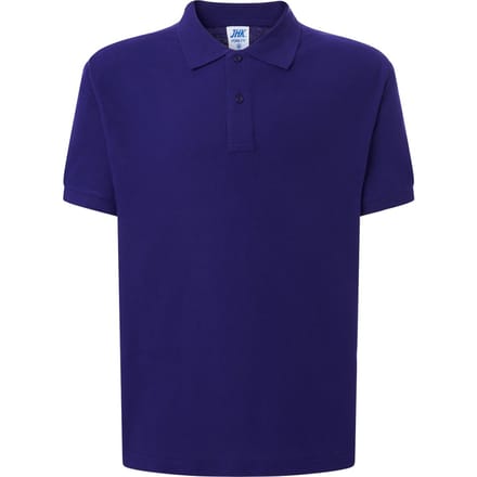 JHK Heren Pique Regular Poloshirt (Paars)