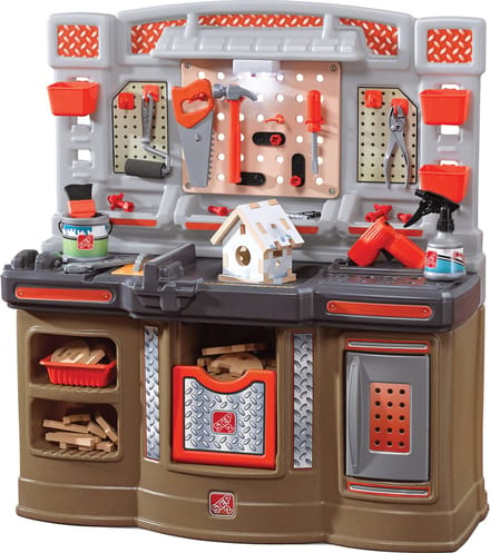 Step2 Big Builders Pro Werkbank 70 x 98 x 97 cm – 45 Accessoires – Speelgoedwerkplaats