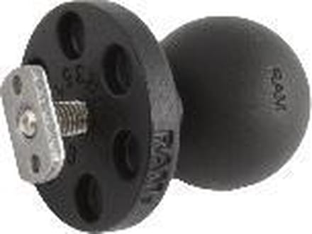 RAM Mount Mount B-Kogel (25 mm) met T-slot Bevestiging - RAP-B-375U