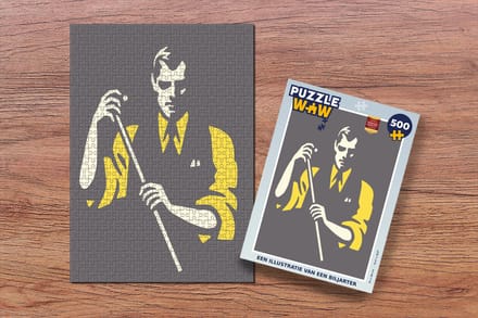 Puzzel Een illustratie van een biljarter - Legpuzzel - Puzzel 500 stukjes