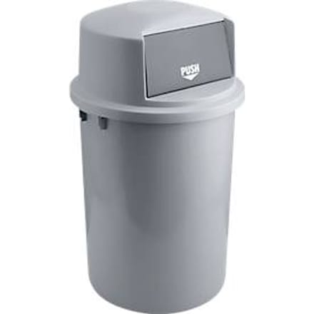 Kunststof afvalbak met klapdeksel 126 ltr (VB200126)