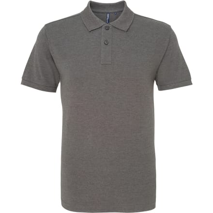 Asquith & Fox Heren Poloshirt met korte mouwen (Houtskool)