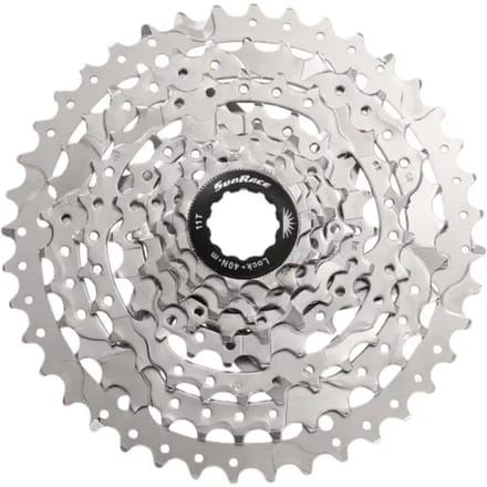 Zilveren cassette Sunrace SH/HG