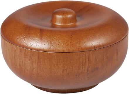 Scheerkom met Deksel - Schuim Mengvat Crème Container - Traditioneel Scheren - Precision Seal Technology - 104B cm - Bruin