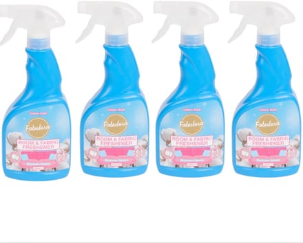 4x Fabulosa lucht- en textielverfrisser 500 ml