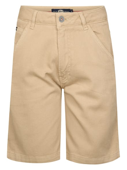 Petrol Industries - Jongens Twill chino short Comond - Bruin - Maat 104