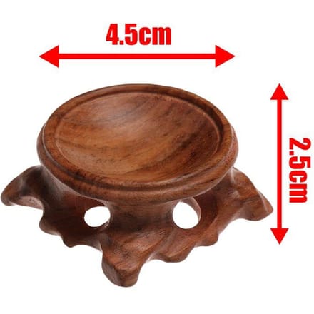 Acid Branch Houten Display Stand Basis voor Crystal Ball Sphere Globe Stone Decor
