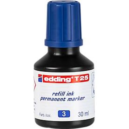 Navul-inkt edding T25 (druppeldosering), blauw