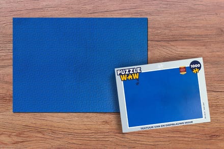 Puzzel Muur - Verf - Blauw - Legpuzzel - Puzzel 1000 stukjes volwassenen