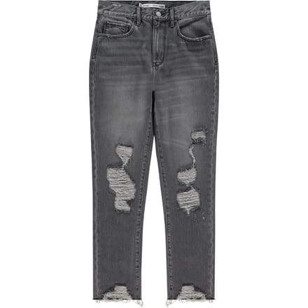 RAIZZED Oceans Cropped Jeans Light Grey Stone Maat: W26 | Skinny Jeans Outlet | Dames | Grijs