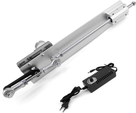 Lineaire Actuator - Telescopische Motor - Precisie Beweging - Verstelbare Slag - 3-15 cm - Zilver