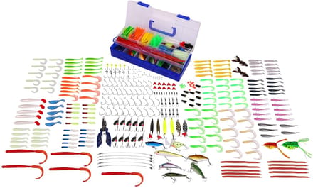 Fish4All Multi Lure Box Hard, Soft & Metal + Pliers (328pcs) - Kunstaas Set