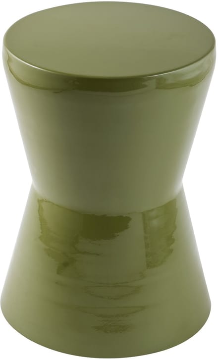 Dente Bijzettafel Rond Metaal Hoogglans Ø30cm - Stijlvol & Compact