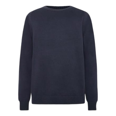 Effen gebreide ronde halspull KnowledgeCotton Apparel