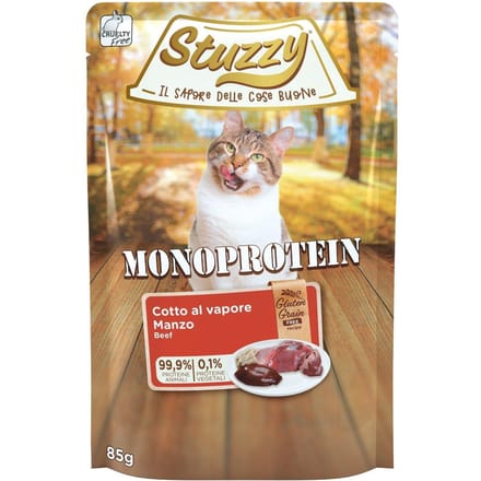 Stuzzy - Kattenvoer - Rund - Graan vrij - Volledig Natvoer - 16 x 85 gram